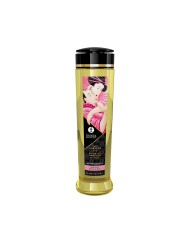 Fournisseur Shunga : huile massage aphrodisiaque fleurs