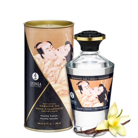 Fournisseur huile vanille de massage chauffante comestible Shunga