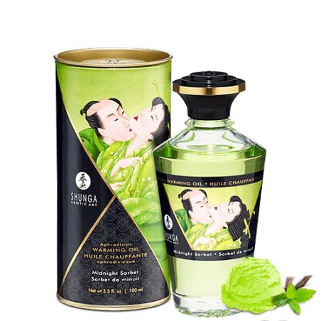 Fournisseur huile sorbet de minuit de massage chauffante comestible Shunga