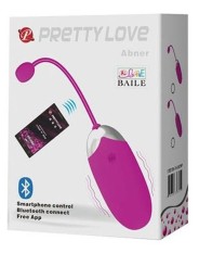 Grossiste sextoys Pretty Love : oeuf vibrant rose USB avec application smartphone