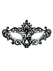 Grossiste Maskarade : masque noir strass