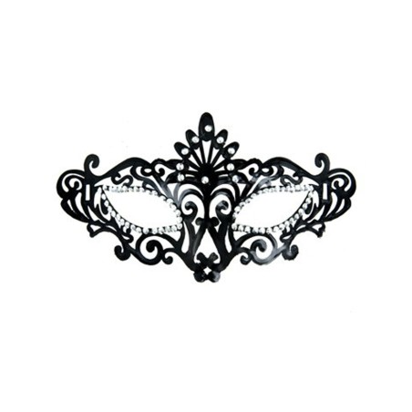 Grossiste Maskarade : masque noir strass