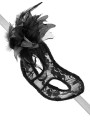 Grossiste dropshipping : masque transparent fleur noire