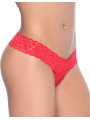 Fournisseur lingerie sexy : string ouvert brésilien rouge