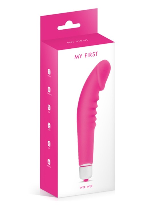 Grossiste sextoys My First vibromasseur rose stimulateur point G waterproof silicone