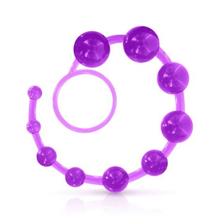 Grossiste sextoys dropshipping : chapelet anal souple violet