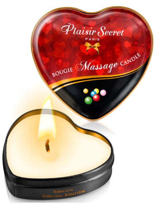 Grossiste Plaisir Secret : mini bougie massage bubble gum