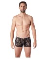 Grossiste lingerie homme : boxer noir dentelle