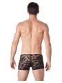 Grossiste lingerie homme : boxer noir dentelle