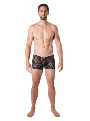 Grossiste lingerie homme : boxer noir dentelle