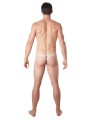 Fournisseur lingerie homme : string blanc avec ornements