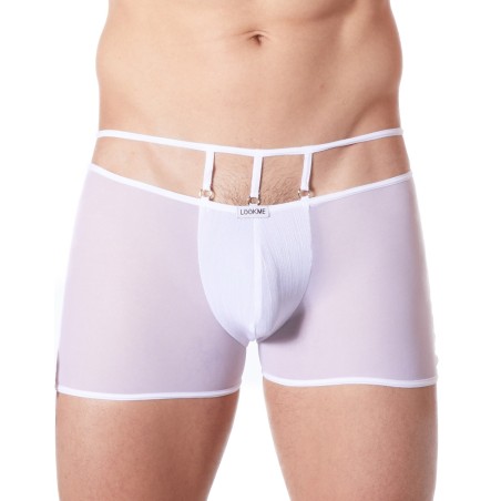 Fournisseur lingerie homme : boxer blanc avec ornements