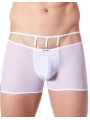 Fournisseur lingerie homme : boxer blanc avec ornements