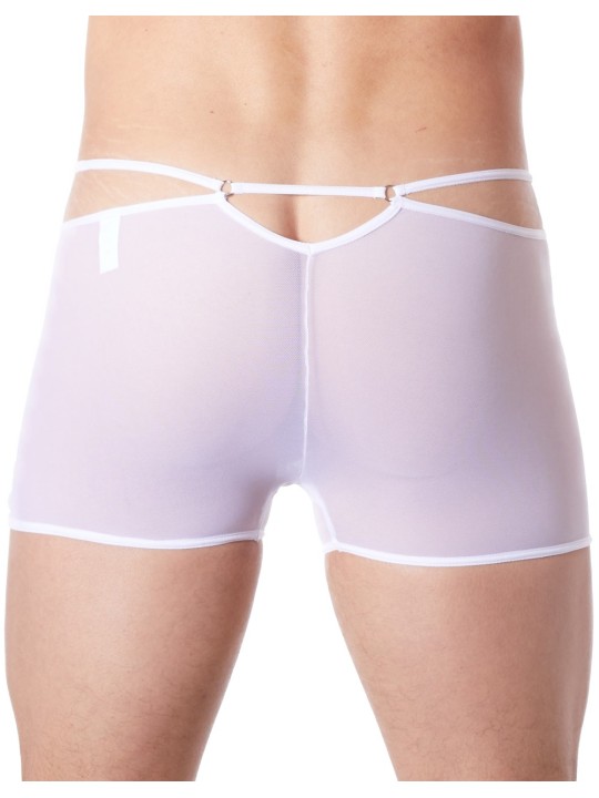 Fournisseur lingerie homme : boxer blanc avec ornements