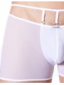 Fournisseur lingerie homme : boxer blanc avec ornements