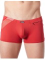 Fournisseur sous vêtement homme : boxer rouge bandes résille