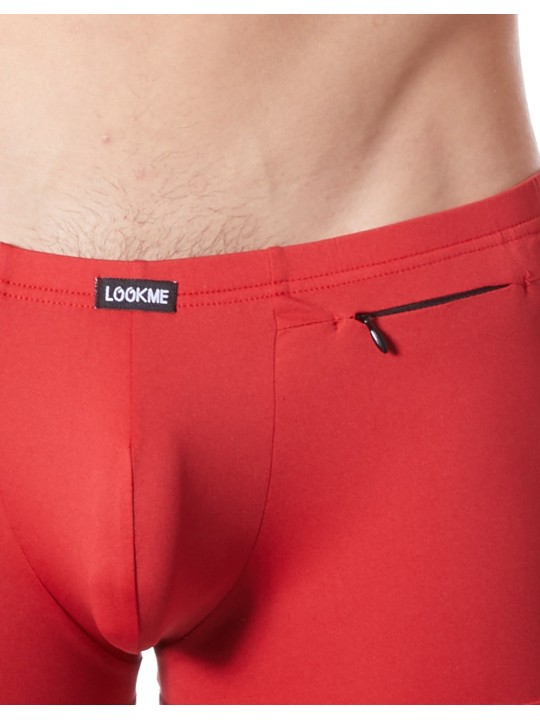 Fournisseur sous vêtement homme : boxer rouge bandes résille