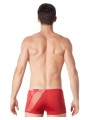 Fournisseur sous vêtement homme : boxer rouge bandes résille