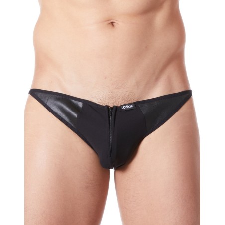 Grossiste Look Me dropshipping : slip brief noir fermeture éclair