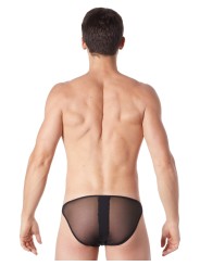 Grossiste Look Me dropshipping : slip brief noir fermeture éclair