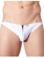 Grossiste Look Me dropshipping : slip brief blanc fermeture éclair