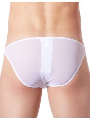 Grossiste Look Me dropshipping : slip brief blanc fermeture éclair