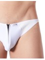 Grossiste Look Me dropshipping : slip brief blanc fermeture éclair