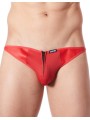 Fournisseur Look Me dropshipping : slip brief rouge fermeture éclair