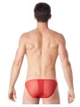 Fournisseur Look Me dropshipping : slip brief rouge fermeture éclair