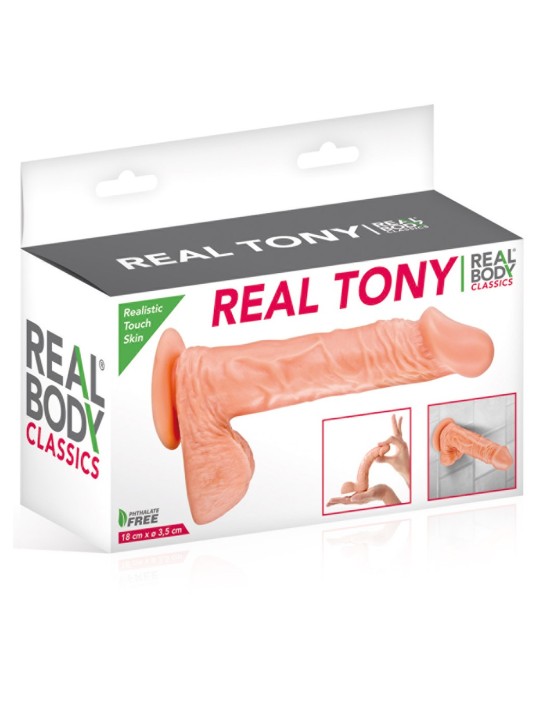 Fournisseur Real Body : gode testicules 18cm