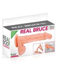 Grossiste Real Body : grand gode veiné testicules 23cm