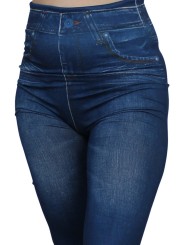 Grossiste dropshipping mode : legging bleu façon jean neuf