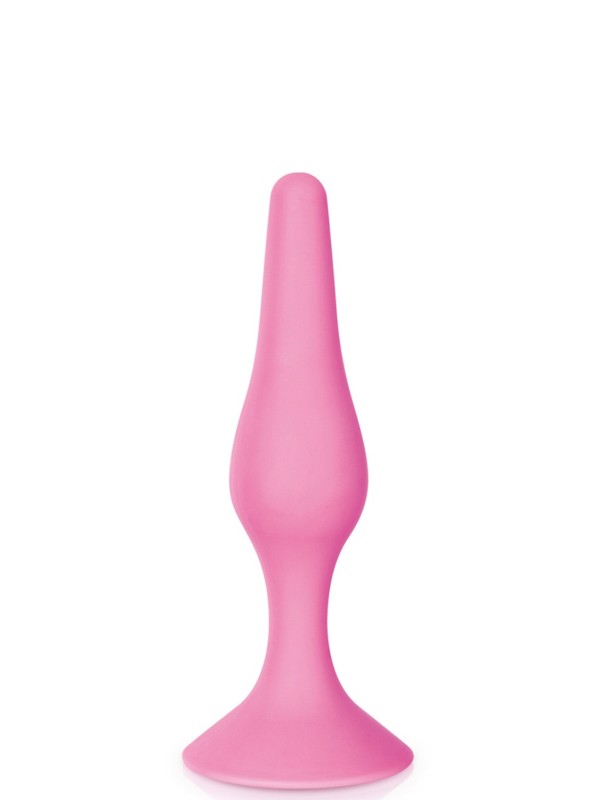 Grossiste Glamy : plug anal rose taille s