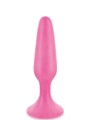 Grossiste sextoys : plug anal rose court base large