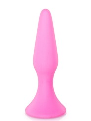 Fournisseur sextoys : plug anal rose moyen base large