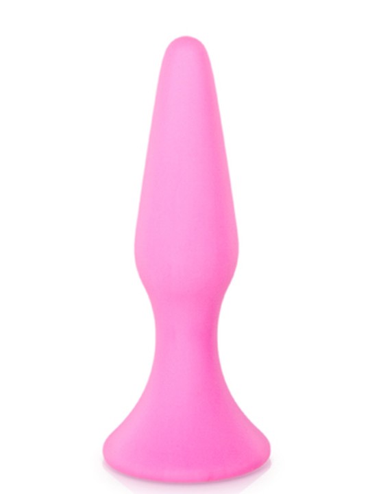 Fournisseur sextoys : plug anal rose moyen base large