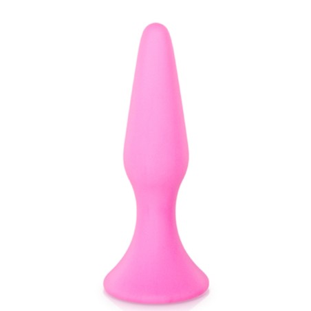 Fournisseur sextoys : plug anal rose moyen base large