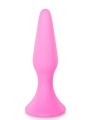 Fournisseur sextoys : plug anal rose moyen base large