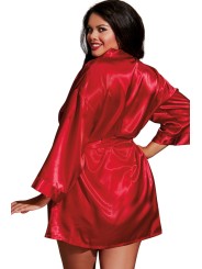 Grossiste nuisette avec peignoir rouges grande taille