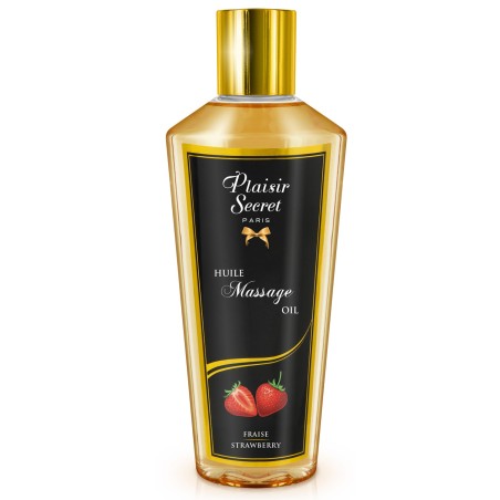 Grossiste Plaisir Secret : huile de massage sèche fraise