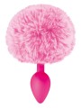 Grossiste sextoys : plug rose pompon