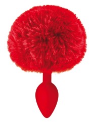 Fournisseur sextoys : plug rouge pompon