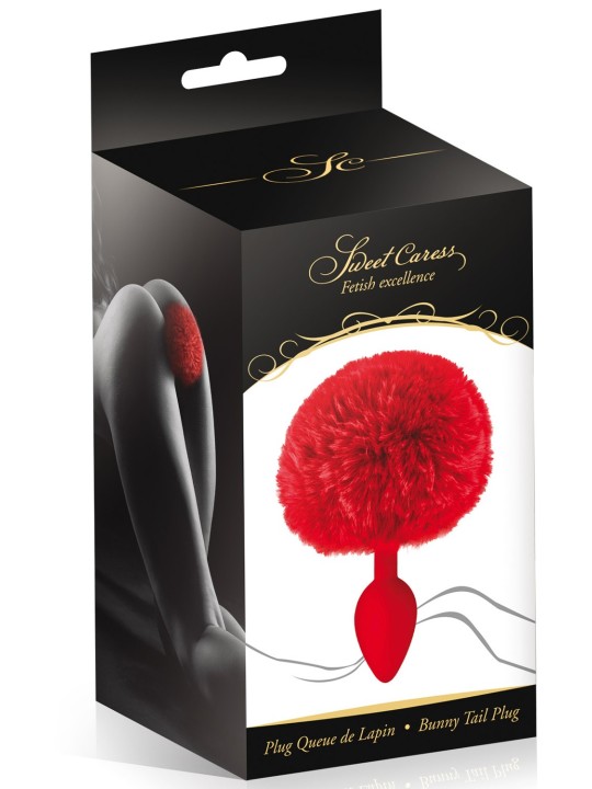 Fournisseur sextoys : plug rouge pompon