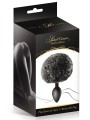 Fournisseur sextoys : plug noir pompon