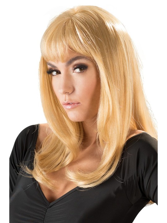 Grossiste perruques : perruque blonde mi-longue