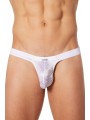 Fournisseur lingerie homme : slip brief blanc satin