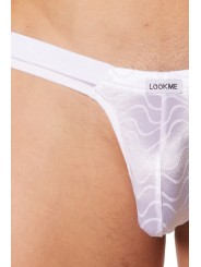 Fournisseur lingerie homme : slip brief blanc satin