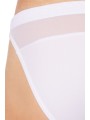 Fournisseur lingerie homme : slip brief blanc satin