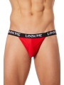 Fournisseur lingerie masculine : slip rouge échancré