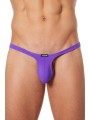 Grossiste string violet homme Look Me